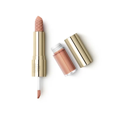 01 - Kiko Milano Holiday Premiere Lipstick & Gloss: Enchanting Nude