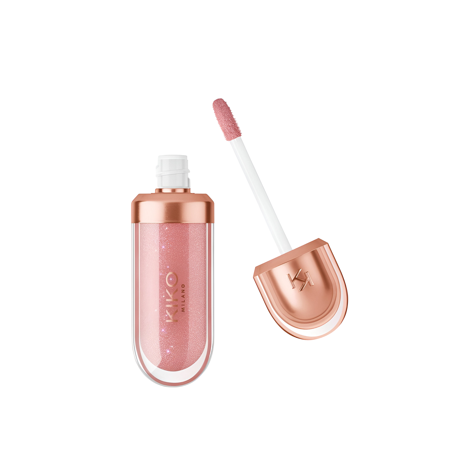 01 - Kiko Milano Golden Oasis 01 3D Hydra Lipgloss: Pearly Mauve
