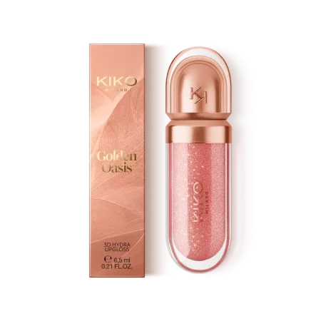 04 - Kiko Milano Golden Oasis 04 3D Hydra Lipgloss: Brune Rose
