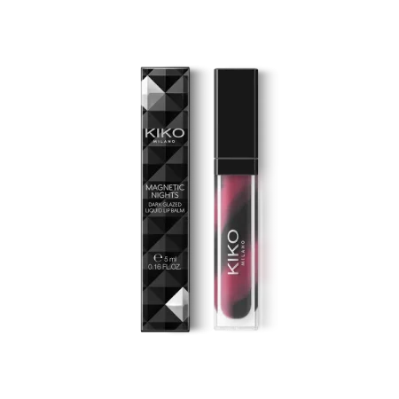 03 - Kiko Milano Magnetic Nights Dark Glazed Liquid Lip Balm: Mauve in Black