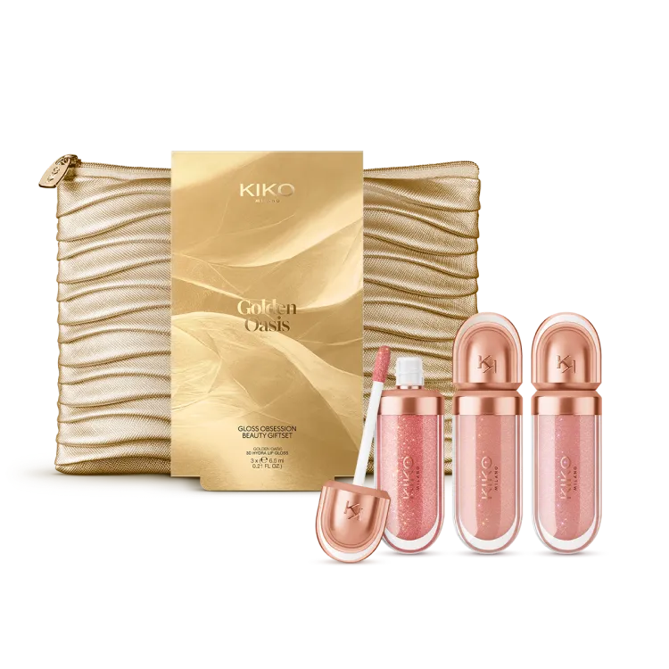 Kiko Milano Golden Oasis Gloss Obsession Beauty Gift Set