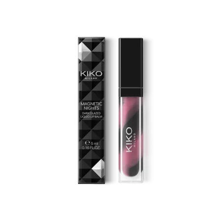 02 - Kiko Milano Magnetic Nights Dark Glazed Liquid Lip Balm: Thrilling Pink