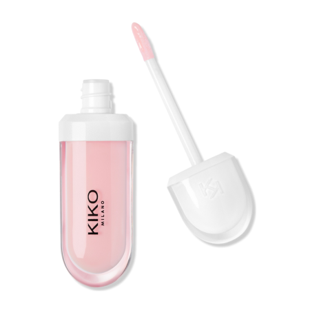 01 - Kiko Milano 3D Hydra Lipgloss: Tutu Rose lip volume