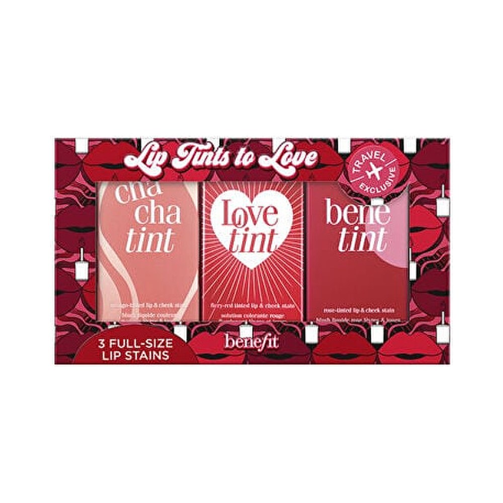 Benefit Lip Tints to Love sada Benetint Lovetint Chachatint
