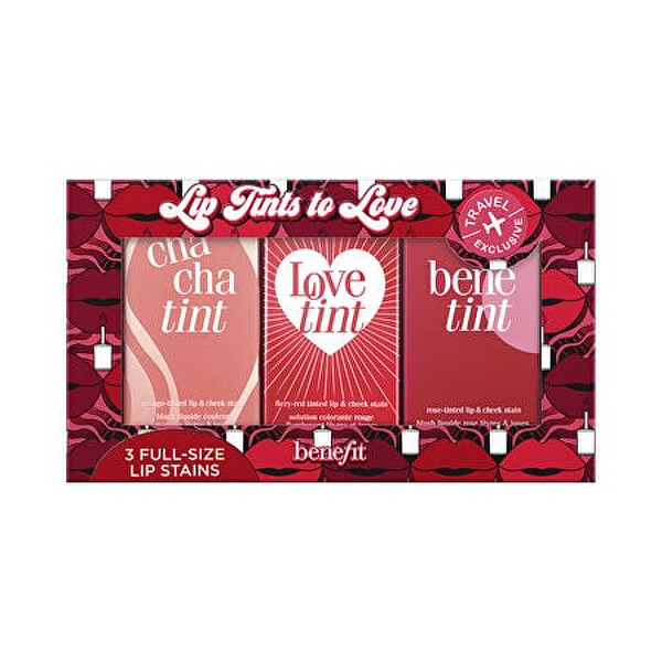 Benefit Lip Tints to Love sada Benetint Lovetint Chachatint