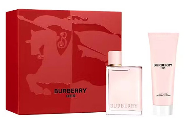 Burberry Her darčeková sada parfumovaná voda 50 ml a telové mlieko 75 ml